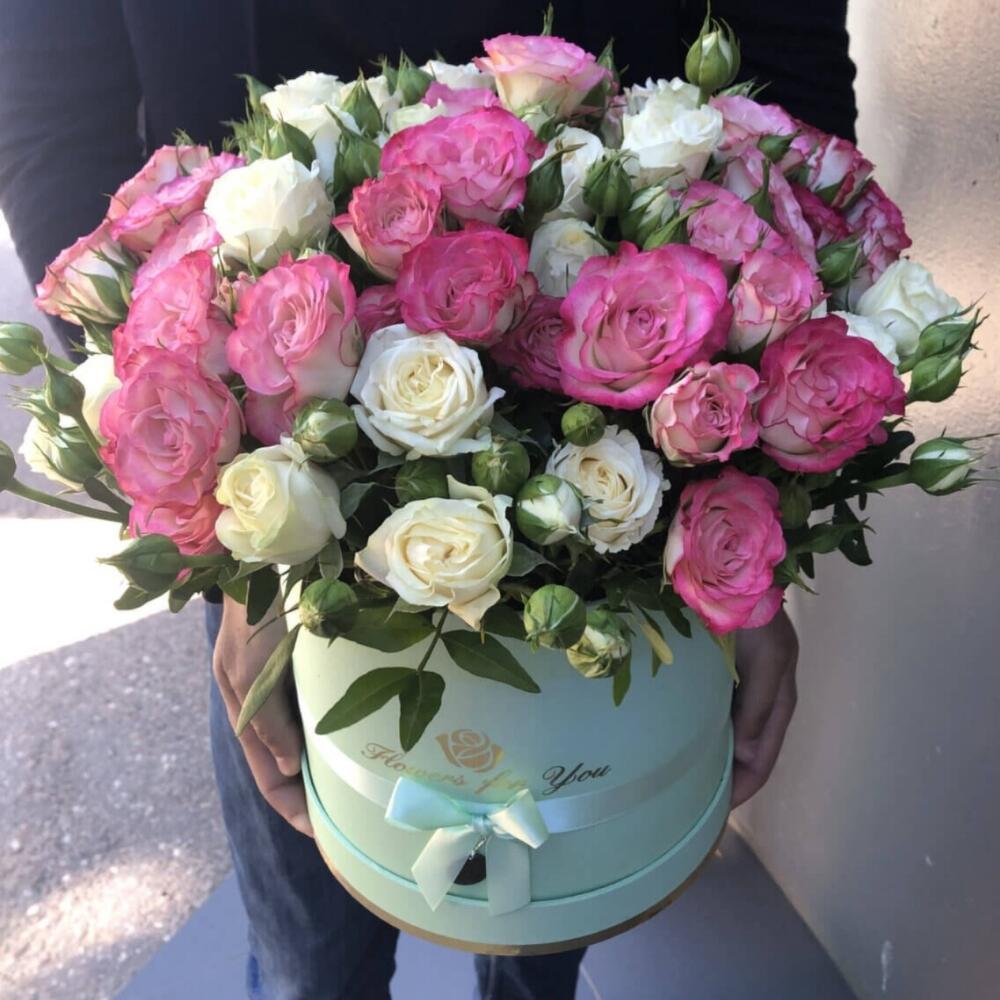 Цветы в коробке 